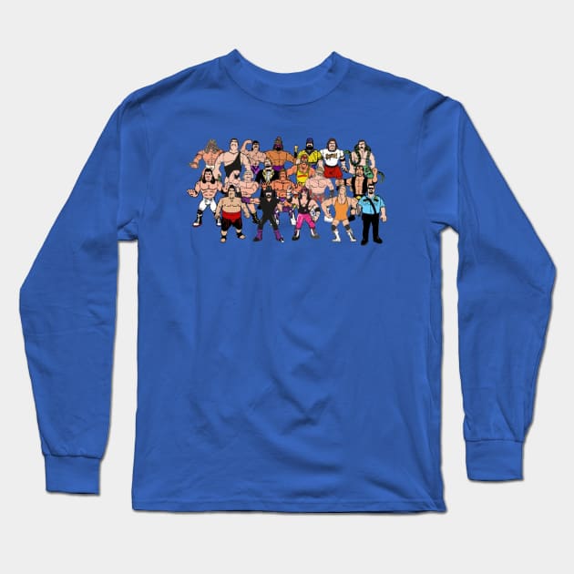 Wrestling roster Long Sleeve T-Shirt by lasii
